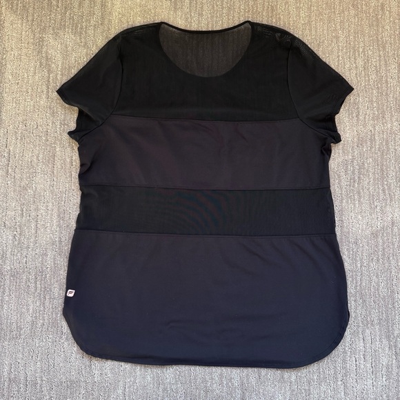Fabletics Black Daniela Short Sleeve Tee Top Women’s Size XXL - Picture 4 of 11